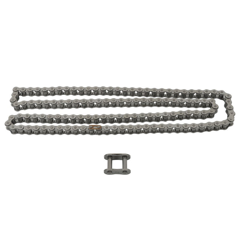 DURAFORCE High Quality 2 Pack #80 Stainless Steel Roller Chain 10 Feet W/ Connector Links