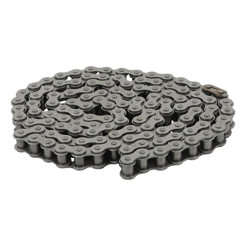 DURAFORCE High Quality 2 Pack #80 Stainless Steel Roller Chain 10 Feet W/ Connector Links