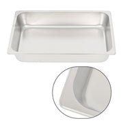 DURAFORCE Multi-Use 4 Inch Deep Stainless Steel Food Pans, Set of 6 Commercial Grade