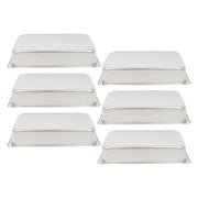 DURAFORCE Multi-Use 4 Inch Deep Stainless Steel Food Pans, Set of 6 Commercial Grade