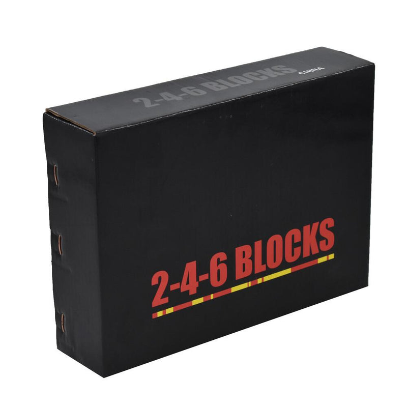 DURAFORCE 2-4-6 Blocks 23 Holes Matched Pair Machinist 246 Jig Ultra Precision .0002" New