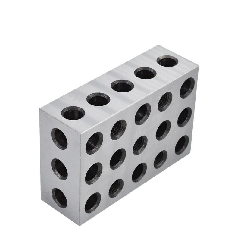 DURAFORCE 2-4-6 Blocks 23 Holes Matched Pair Machinist 246 Jig Ultra Precision .0002" New