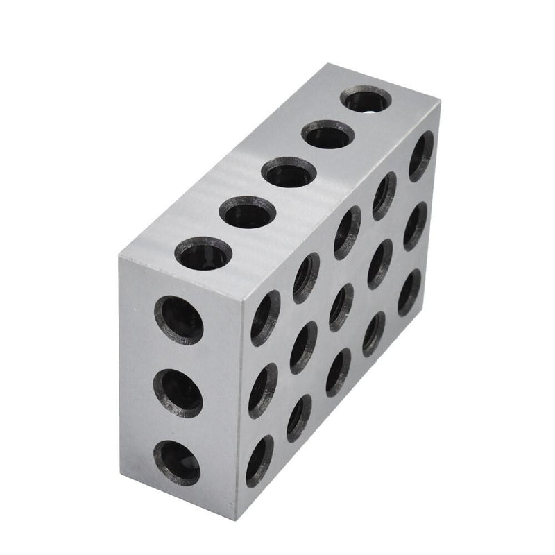 DURAFORCE 2-4-6 Blocks 23 Holes Matched Pair Machinist 246 Jig Ultra Precision .0002" New