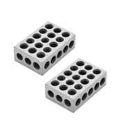 DURAFORCE 2-4-6 Blocks 23 Holes Matched Pair Machinist 246 Jig Ultra Precision .0002" New
