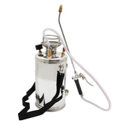 DURAFORCE New Garden Pump Sprayer 1.5 Gallon Stainless Steel Sprayer 6L W/ Reinforced Hose