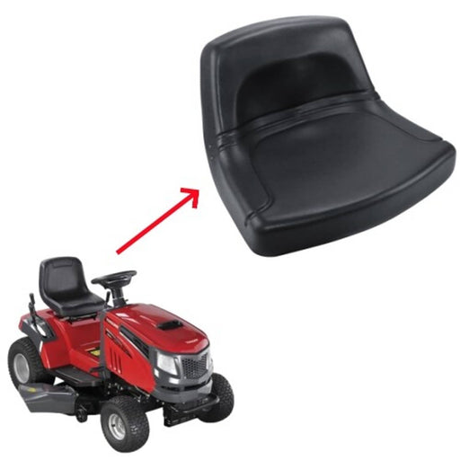 DURAFORCE New Garden Lawn Mower Tractor Seat Black Waterproof Back
