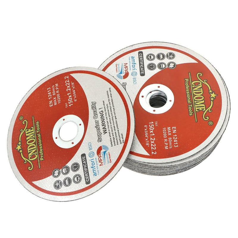 DURAFORCE 7"x1/16"x7/8" Cut-off Wheel 100Pack Metal & Stainless Steel Grinder Cutting Disc