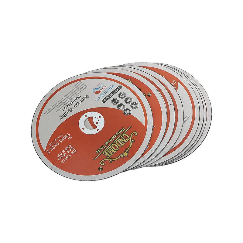 DURAFORCE 7"x1/16"x7/8" Cut-off Wheel 100Pack Metal & Stainless Steel Grinder Cutting Disc