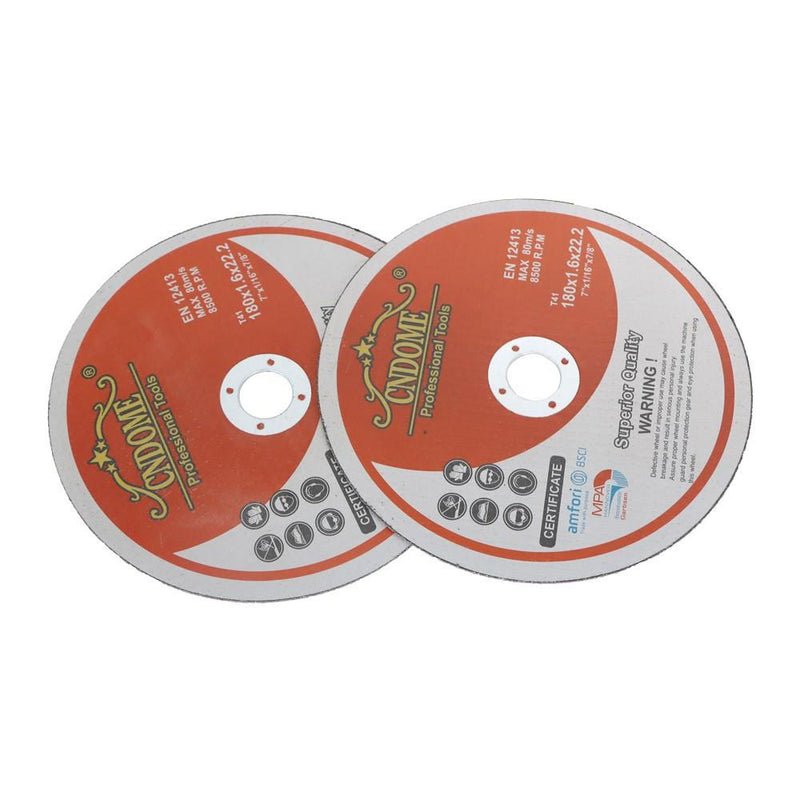 DURAFORCE 7"x1/16"x7/8" Cut-off Wheel 100Pack Metal & Stainless Steel Grinder Cutting Disc