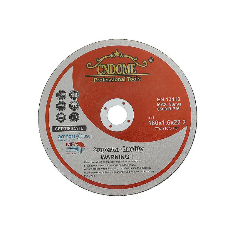 DURAFORCE 7"x1/16"x7/8" Cut-off Wheel 100Pack Metal & Stainless Steel Grinder Cutting Disc