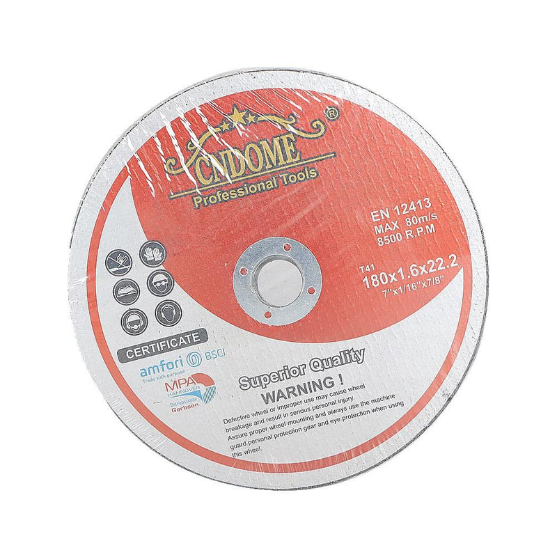DURAFORCE 7"x1/16"x7/8" Cut-off Wheel 100Pack Metal & Stainless Steel Grinder Cutting Disc
