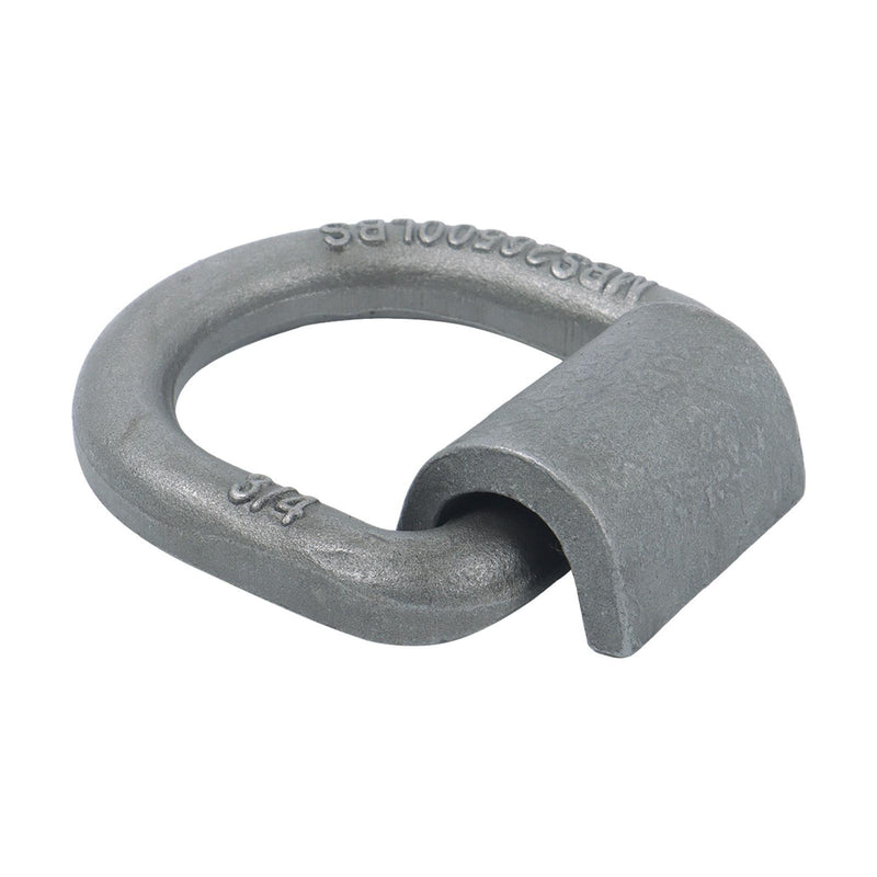DURAFORCE 8 Pcs 3/4 Inch Heavy Duty Weld-On Forged D Ring Fracture Strength 26,500lbs