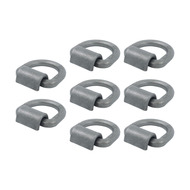 DURAFORCE 8 Pcs 3/4 Inch Heavy Duty Weld-On Forged D Ring Fracture Strength 26,500lbs