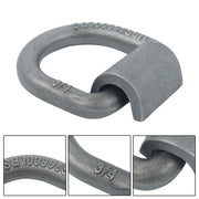 DURAFORCE 8 Pcs 3/4 Inch Heavy Duty Weld-On Forged D Ring Fracture Strength 26,500lbs