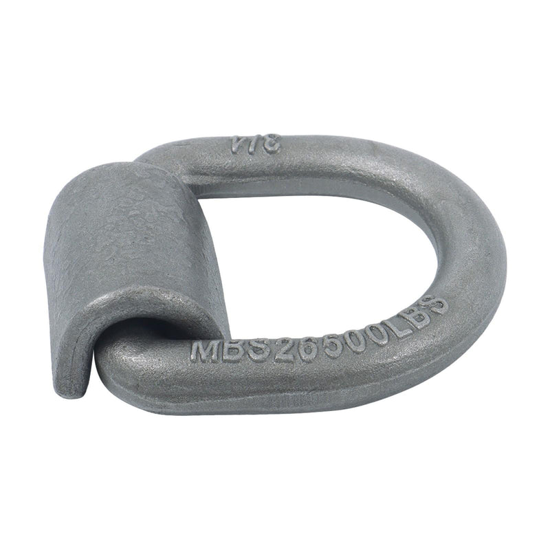 DURAFORCE 8 Pcs 3/4 Inch Heavy Duty Weld-On Forged D Ring Fracture Strength 26,500lbs