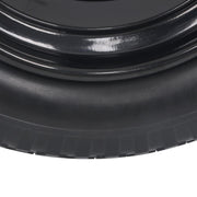 DURAFORCE 2 Pack 14.5-4.00-8" Flat Free Wheelbarrow Tire And Wheel - Solid Tire Black Hub
