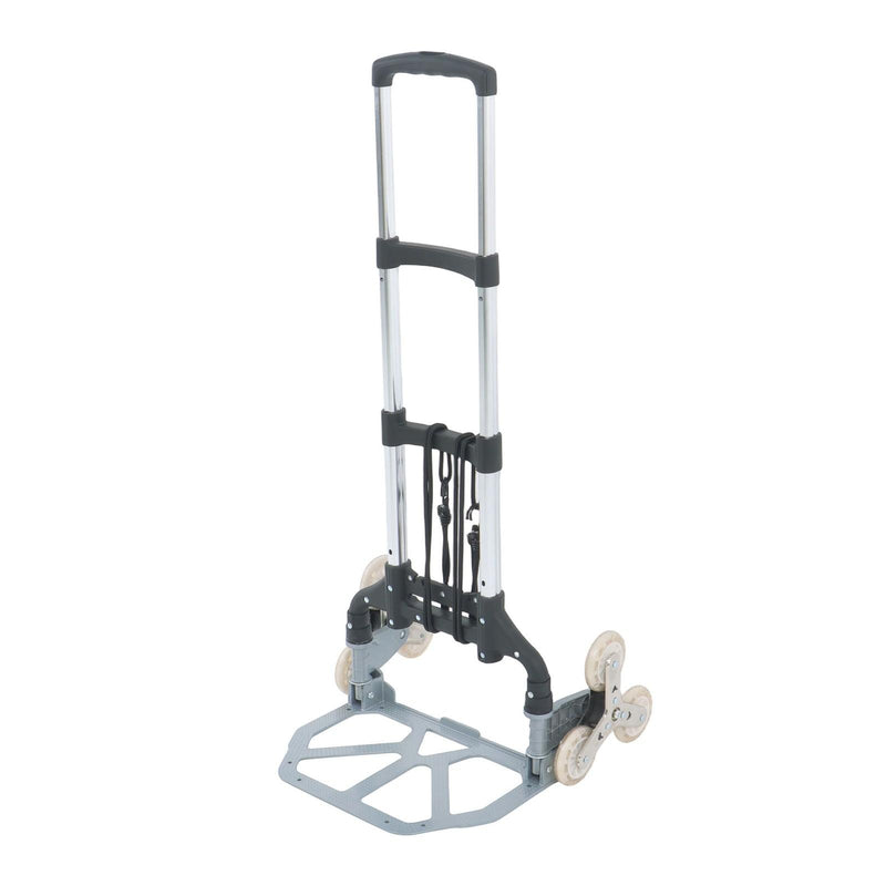 DURAFORCE Aluminum Folding Stair Climbing Cart 180Lbs Portable Hand Truck Dolly With Wheel