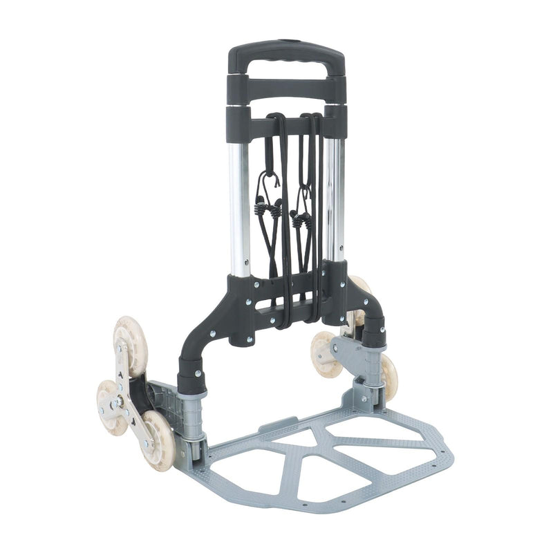 DURAFORCE Aluminum Folding Stair Climbing Cart 180Lbs Portable Hand Truck Dolly With Wheel