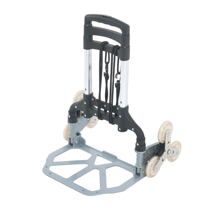 DURAFORCE Aluminum Folding Stair Climbing Cart 180Lbs Portable Hand Truck Dolly With Wheel