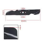 DURAFORCE 3 Pack Mulching High Lift Blade For Cub Cadet 490-110-C187 742P05620 742-05620