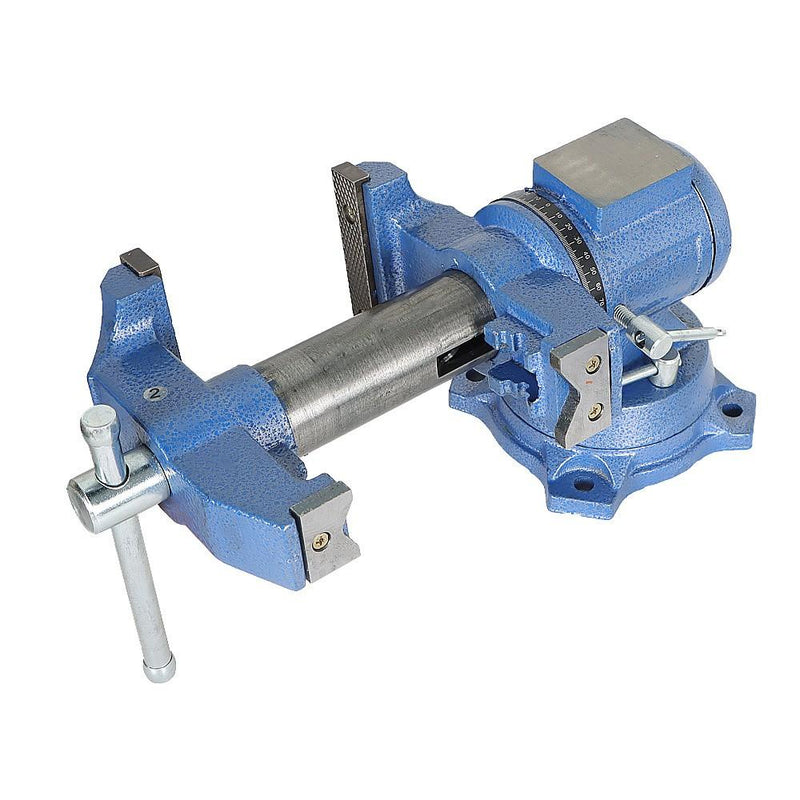 DURAFORCE Multi-Purpose Rotation Heavy Duty 4 Inch Bench Vise With 360-Degree Swivel Base