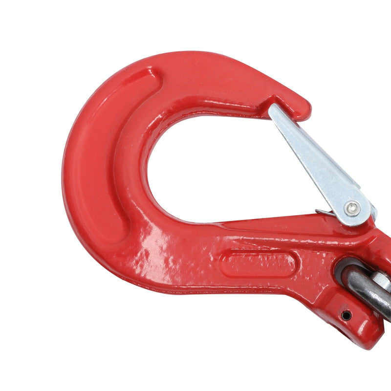 DURAFORCE 5/16" x 5' Chain Sling 11000 lbs 4 Legs G80 Lifting Chain with Grab Hooks