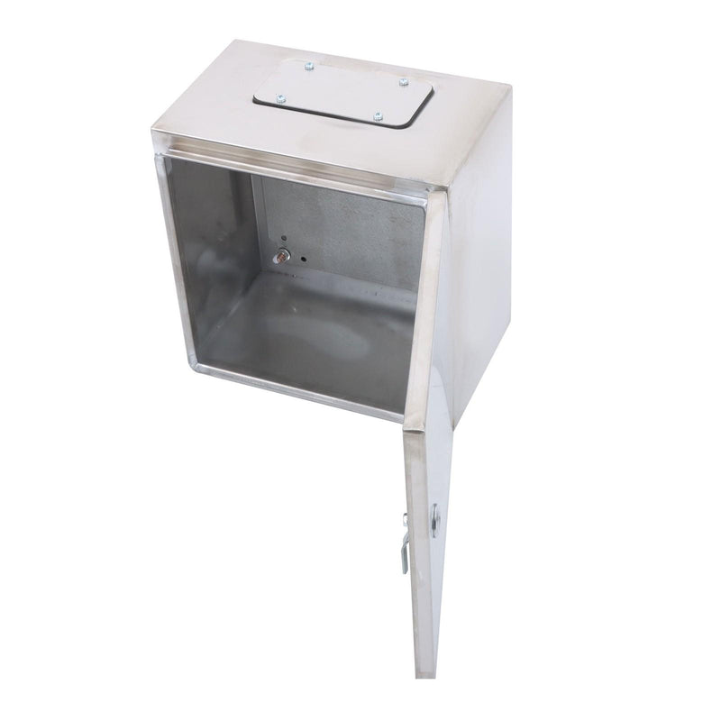 DURAFORCE Durable 12x12x8 Stainless Steel Weatherproof Electrical Box with IP66