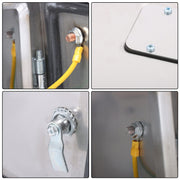 DURAFORCE Durable 12x12x8 Stainless Steel Weatherproof Electrical Box with IP66