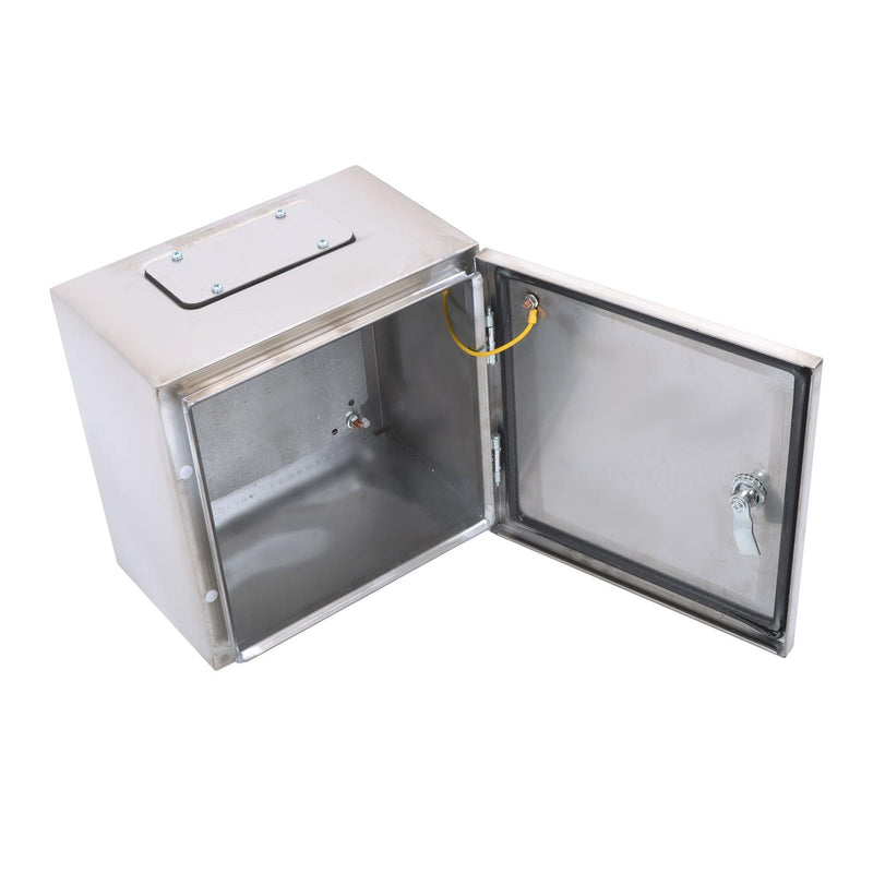 DURAFORCE Durable 12x12x8 Stainless Steel Weatherproof Electrical Box with IP66