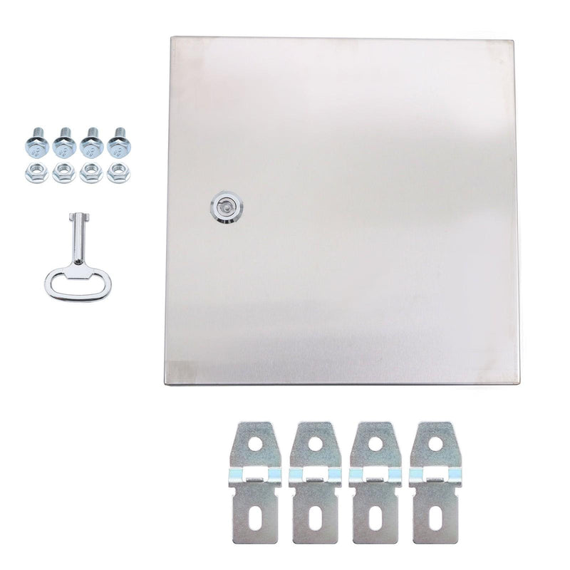 DURAFORCE Durable 12x12x8 Stainless Steel Weatherproof Electrical Box with IP66