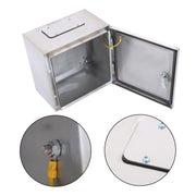 DURAFORCE Durable 12x12x8 Stainless Steel Weatherproof Electrical Box with IP66