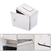DURAFORCE Durable 12x12x8 Stainless Steel Weatherproof Electrical Box with IP66