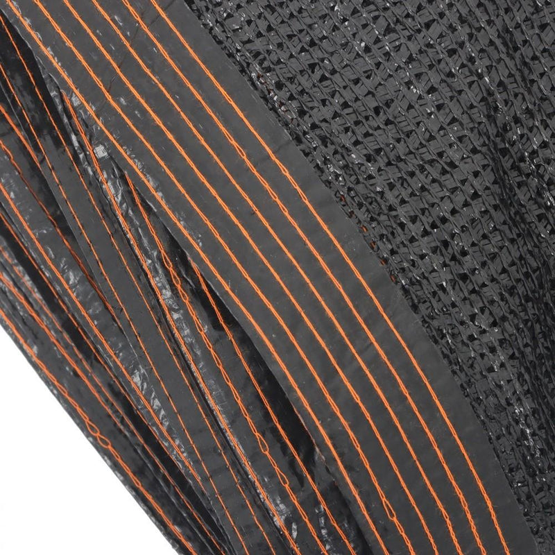 DURAFORCE Square Pool Leaf Net Cover For Round Above Ground Pools Leaf Netting 30 Feet