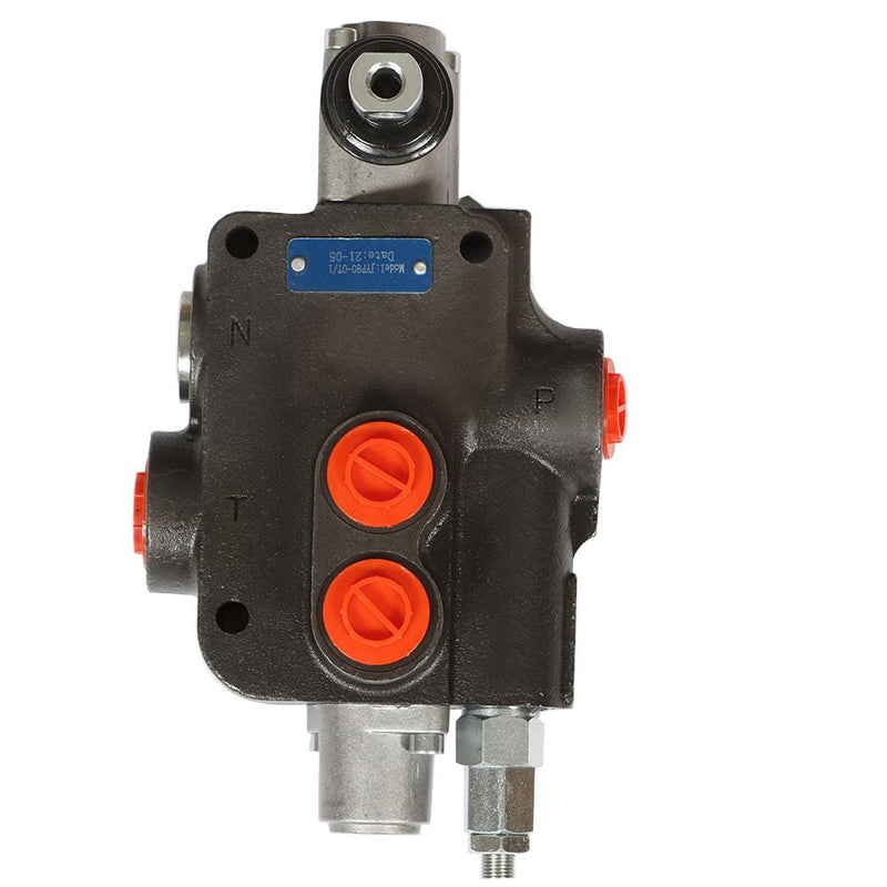 DURAFORCE Hydraulic Directional Control Valve 21GPM 3600PSI w/ 1 Spool 4-Way Tandem Center