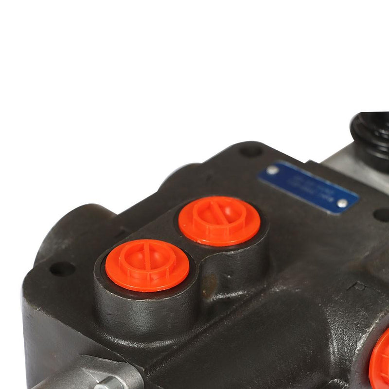 DURAFORCE Hydraulic Directional Control Valve 21GPM 3600PSI w/ 1 Spool 4-Way Tandem Center