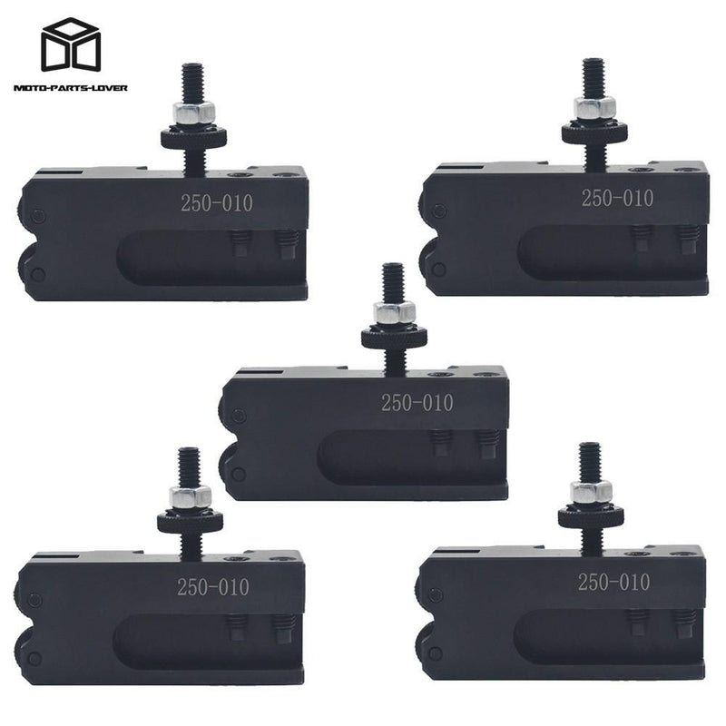 DURAFORCE 5Pack#10 OXA 250-010 Knurling Turning Facing Holder Quick Change Lathe Tool Post