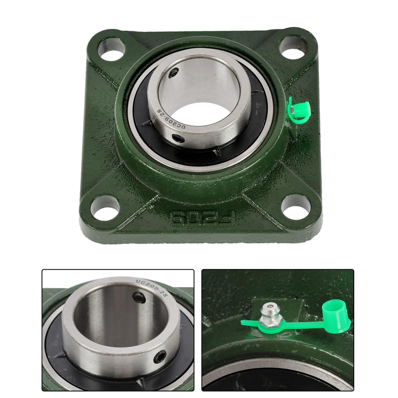 DURAFORCE Self Alignment UCF209-28 Pillow Block Bearing With 1 3/4" Bore Solid Base 6PCS