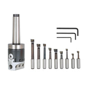 DURAFORCE Boring Head Boring Tool Set (2 Inch Head & MT3 & 1/2 Inch)