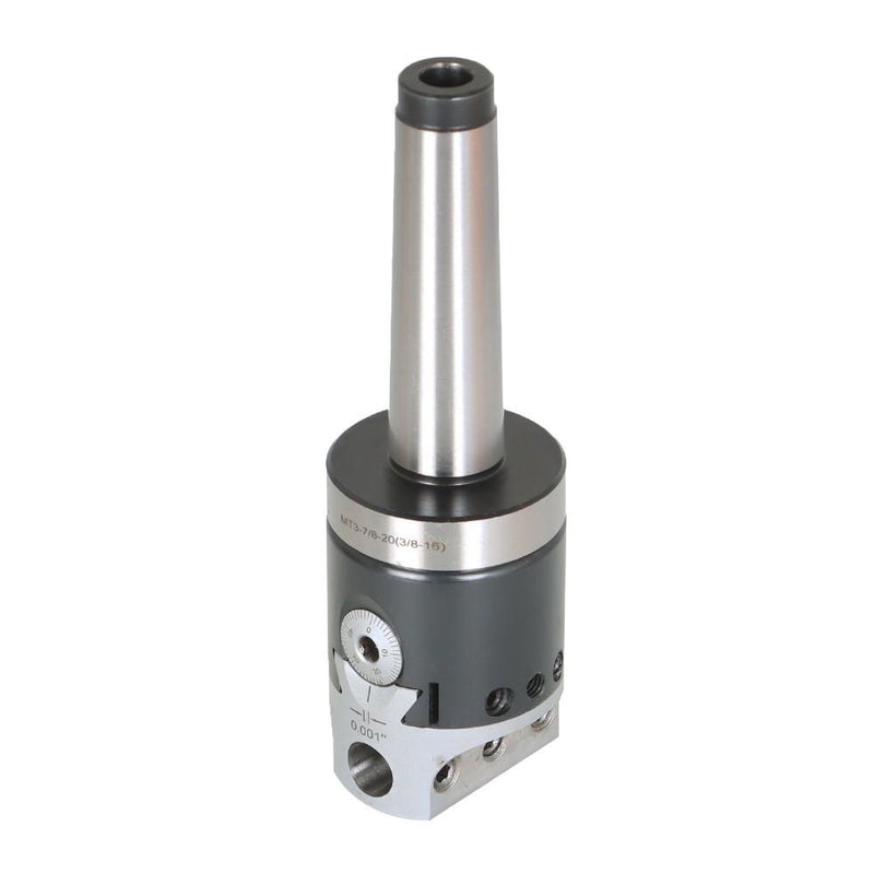 DURAFORCE Boring Head Boring Tool Set (2 Inch Head & MT3 & 1/2 Inch)