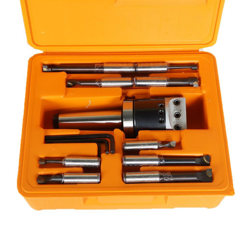 DURAFORCE Boring Head Boring Tool Set (2 Inch Head & MT3 & 1/2 Inch)