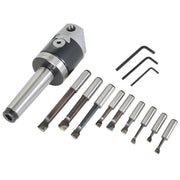 DURAFORCE Boring Head Boring Tool Set (2 Inch Head & MT3 & 1/2 Inch)