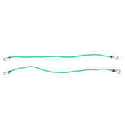 DURAFORCE Ratchet Straps (4 Pack) - 5208 lbs Break Strength 1.6"x8' Green Tie Down Straps