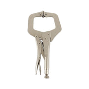 DURAFORCE 10 Pcs 11" Adjustable Locking C-Clamp Pliers Grip With Swivel Pad Vise Jaws
