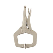 DURAFORCE 10 Pcs 11" Adjustable Locking C-Clamp Pliers Grip With Swivel Pad Vise Jaws