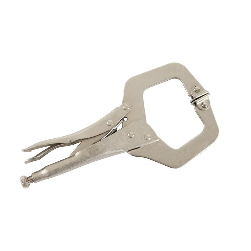 DURAFORCE 10 Pcs 11" Adjustable Locking C-Clamp Pliers Grip With Swivel Pad Vise Jaws