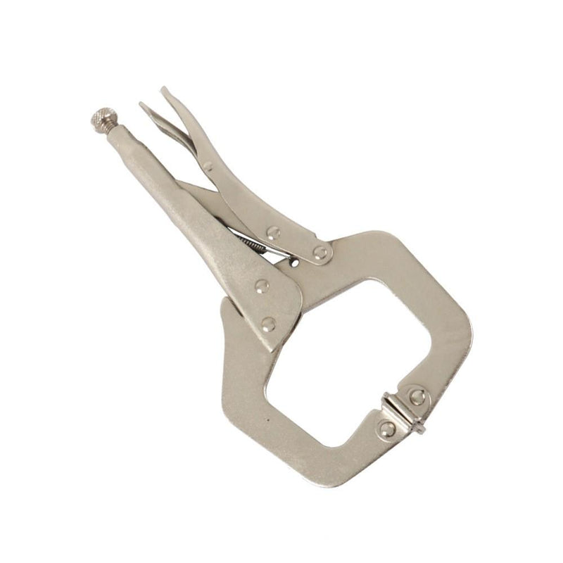 DURAFORCE 10 Pcs 11" Adjustable Locking C-Clamp Pliers Grip With Swivel Pad Vise Jaws
