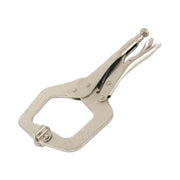 DURAFORCE 10 Pcs 11" Adjustable Locking C-Clamp Pliers Grip With Swivel Pad Vise Jaws