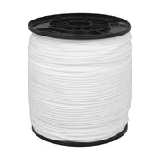 DURAFORCE 3/16 Inch Nylon Rope 1000 Foot Spool 100% Nylon Solid Braid Rope Dyeable White
