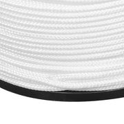 DURAFORCE 3/16 Inch Nylon Rope 1000 Foot Spool 100% Nylon Solid Braid Rope Dyeable White