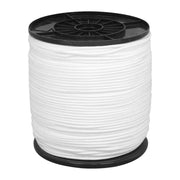 DURAFORCE 3/16 Inch Nylon Rope 1000 Foot Spool 100% Nylon Solid Braid Rope Dyeable White
